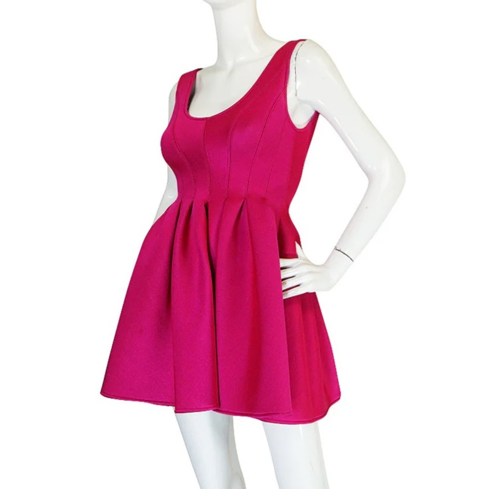 1994 Donna Karen Runway mini neoprene dress